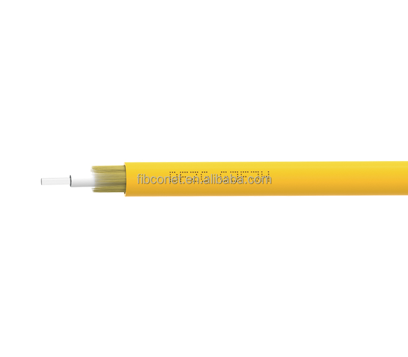 Single Core FTTH Waterproof Flame Retardant Indoor Optical Cable GJFJV/H for Communication