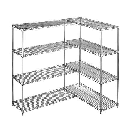 Hospital Storage Tall Hygienic Industrial Wire Shelving Capacity 250 - 300kg