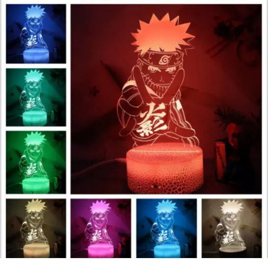 Changeable USB 188mm 3D Led Illusion Lamp 3d Illusion Decorative Lights