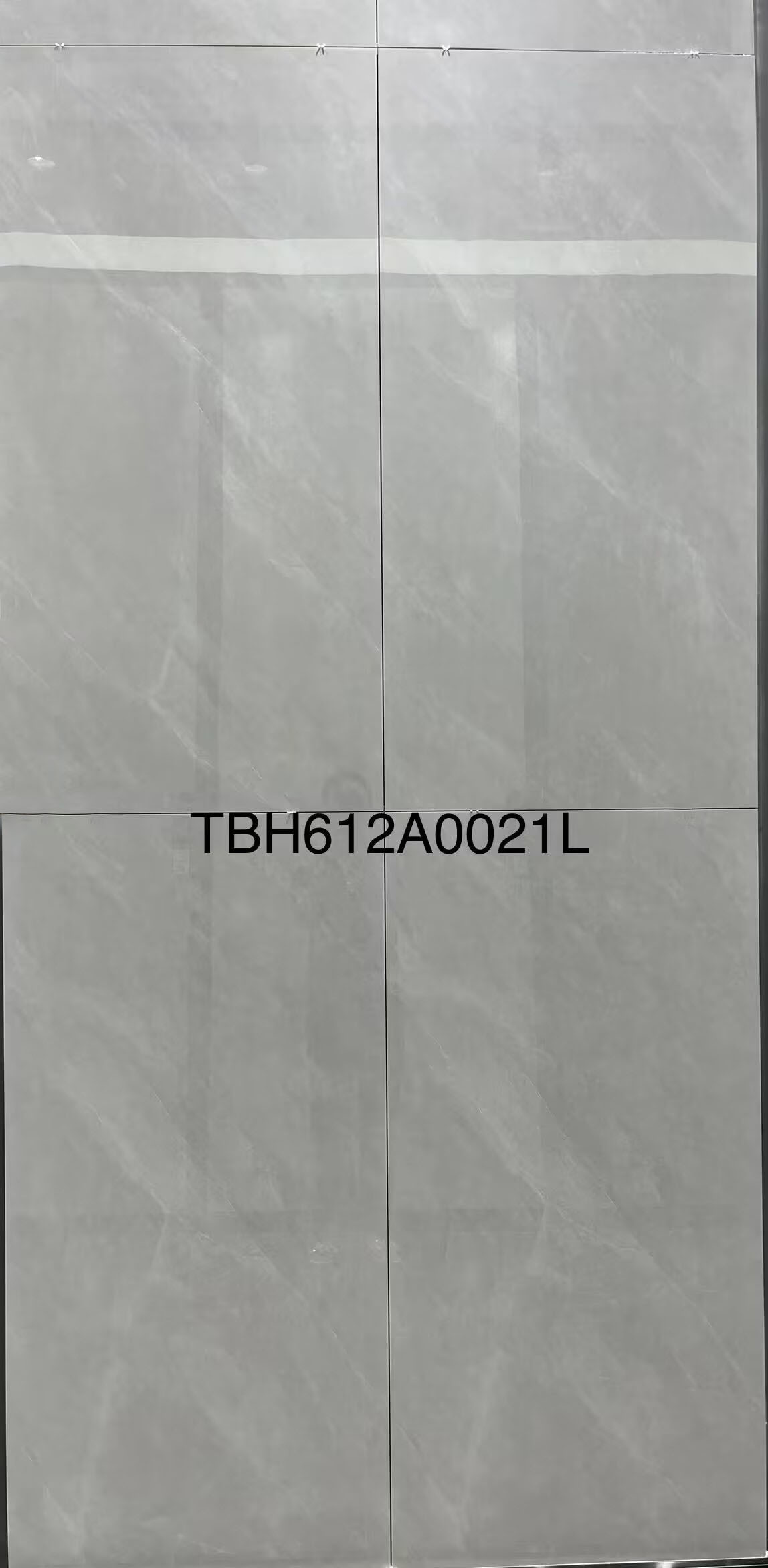 600x1200mm Polished Glazed Tiles Glossy Gray Floor Wall Balcony Office Carrara Pocerlain Tiles