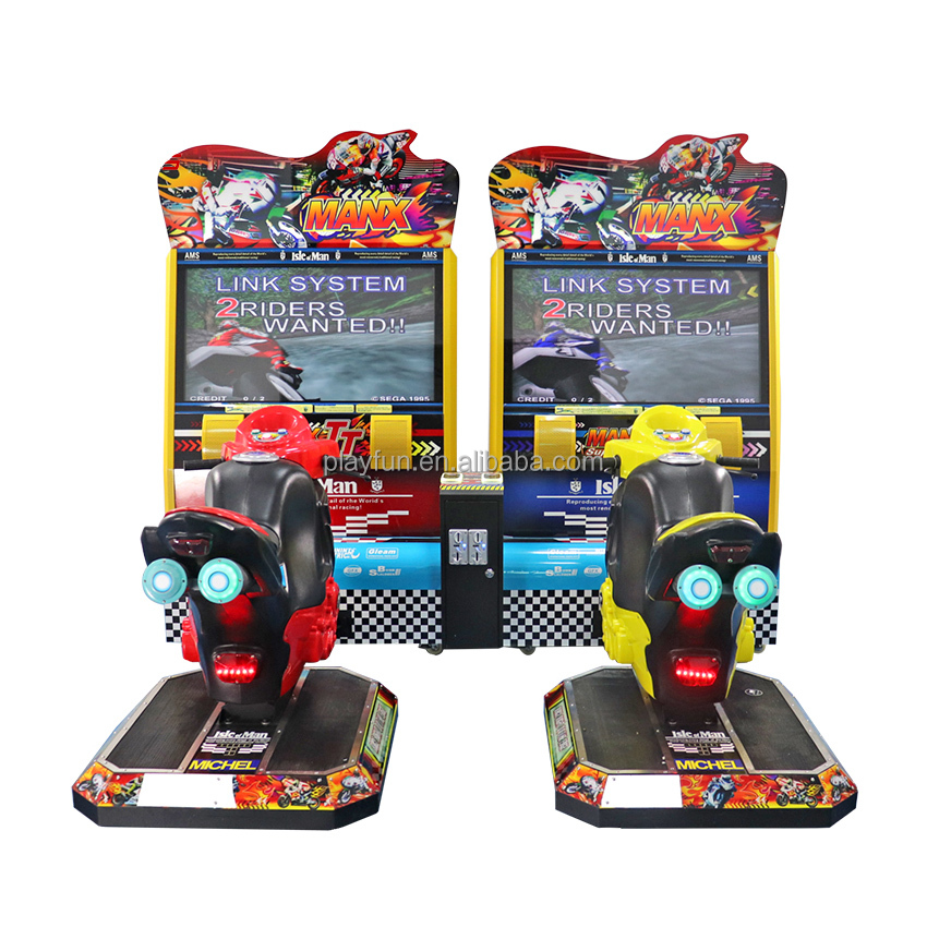 High Quality Manx TT Moto Racing Motorbike Racing Game Machine Coin Operated Kids Arcade Games Machine