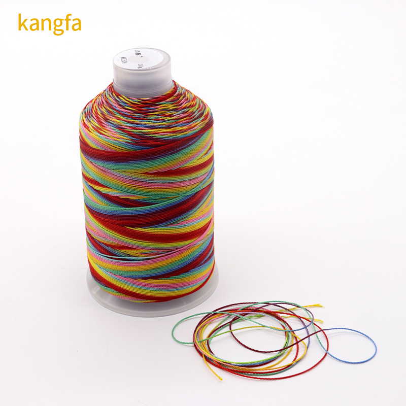 15PLY 250g 40 Colors Multi Color Braid Polyester Thread for Weaving Crafts Decoration