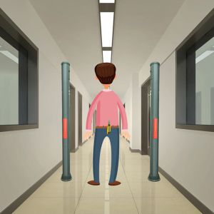 2022 best-selling models single-sided metal detector door double-sided detection