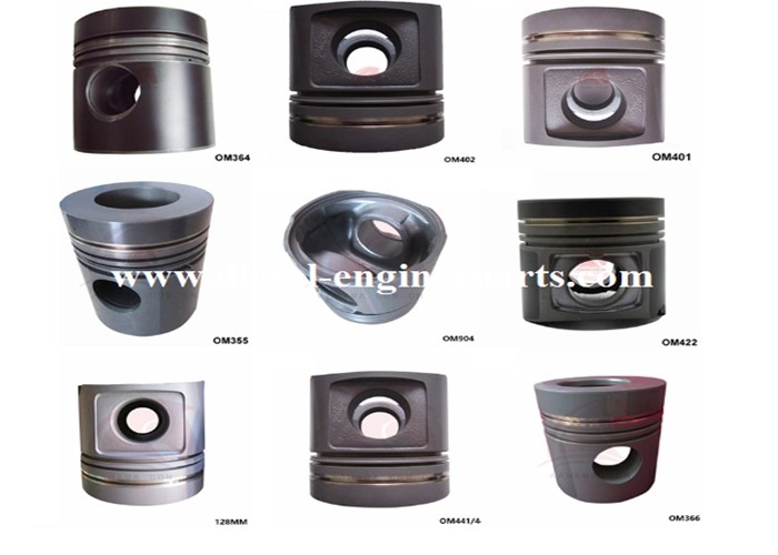 Scania DS9 Diesel Engine Piston 115mm Aluminum Forged Steel Pistons