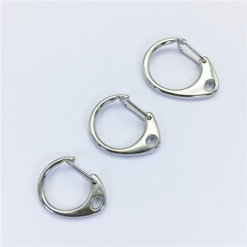  Alloy new design C shape luggage scarf ring clip slide clasp Manufactures