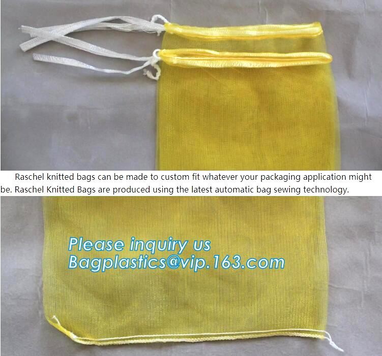 Reusable Solid Shopping Bag String Grocery Bag Shopper Cotton Tote Mesh Net Woven Portable Durable Shopping, BAGEASE