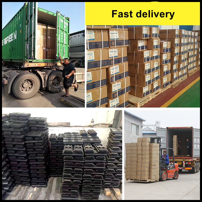 Excavator Rubber Track Pad 200mm 300mm 400mm 500mm 600mm Rubber Track Pad Shoes for Excavators