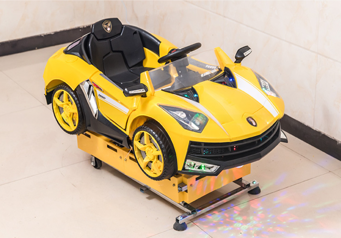 Dreamland Hot sale coin operated rambo car kiddie rides on car for children game city