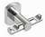 51448 towel shelf bathroom accessory brass chrome finish towel bar paper holder soap dish
