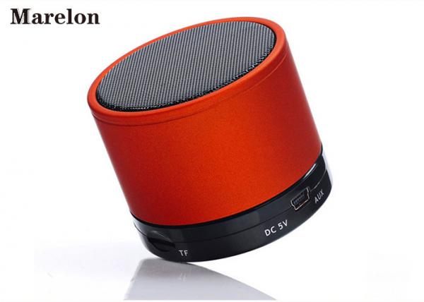 Quality Metal FM LED Music Bluetooth Speaker , Bluetooth Music Player High - End Stereo for sale