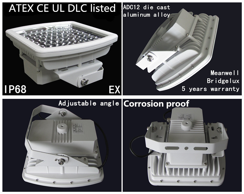 IP68 100W LED Explosion-proof lamp use for Oil fields, petrochemical, drilling