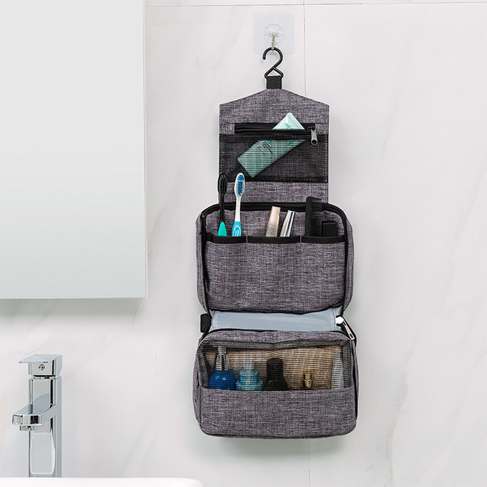 Large Capacity Bathroom Hanging Toiletry Bag Beauty Cosmetic Personal Care