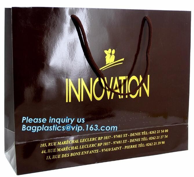 Cheap Customized Pink Printed Paper Shopping Bag For Clothing and Gift,Recycled Luxury Paper Bags & Retail Carrier Bags