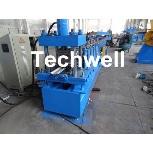 High Quality PU Foam Rolling Door Slat Roll Forming Machine With Flying Saw