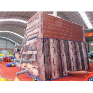 Pirate Ship Style Inflatable Dry Slide In 10x6x3m / Customized Size