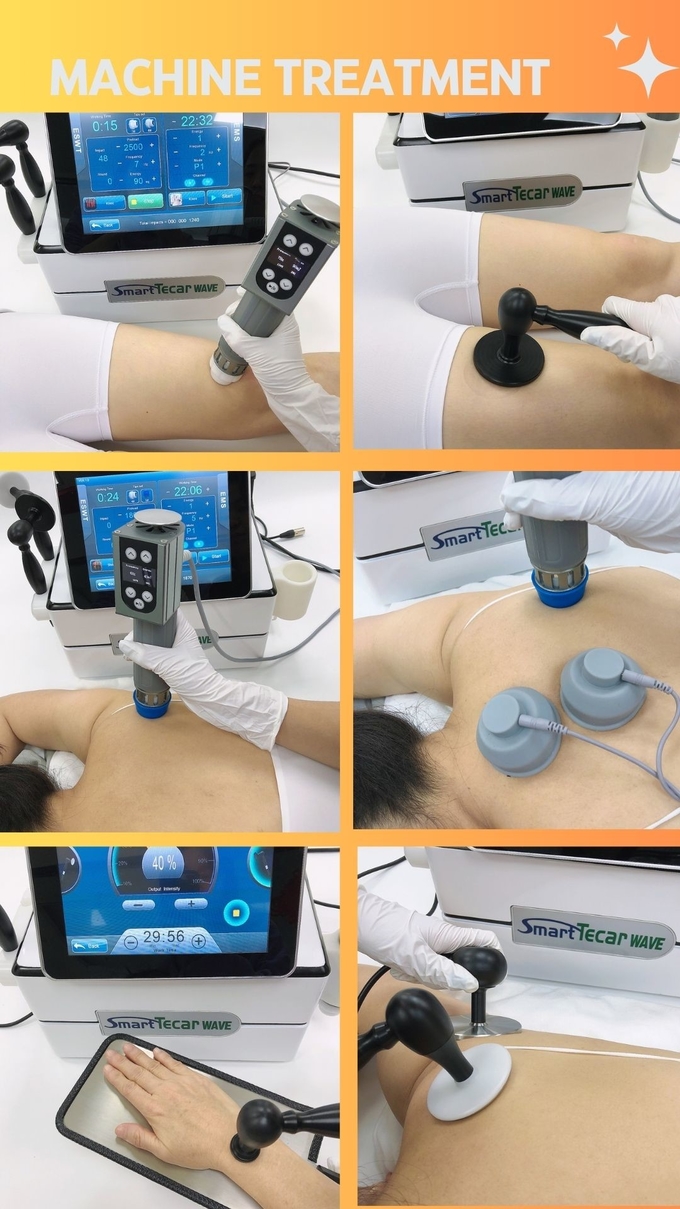 20/40/60MM Heads Size Shock Wave Device for Body Pain Relief and Tecar Diathermy