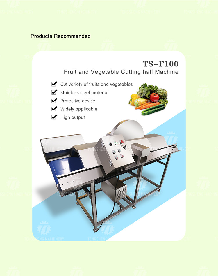 Automatic Vegetable Radish Corn Taro Cutting Half Machine