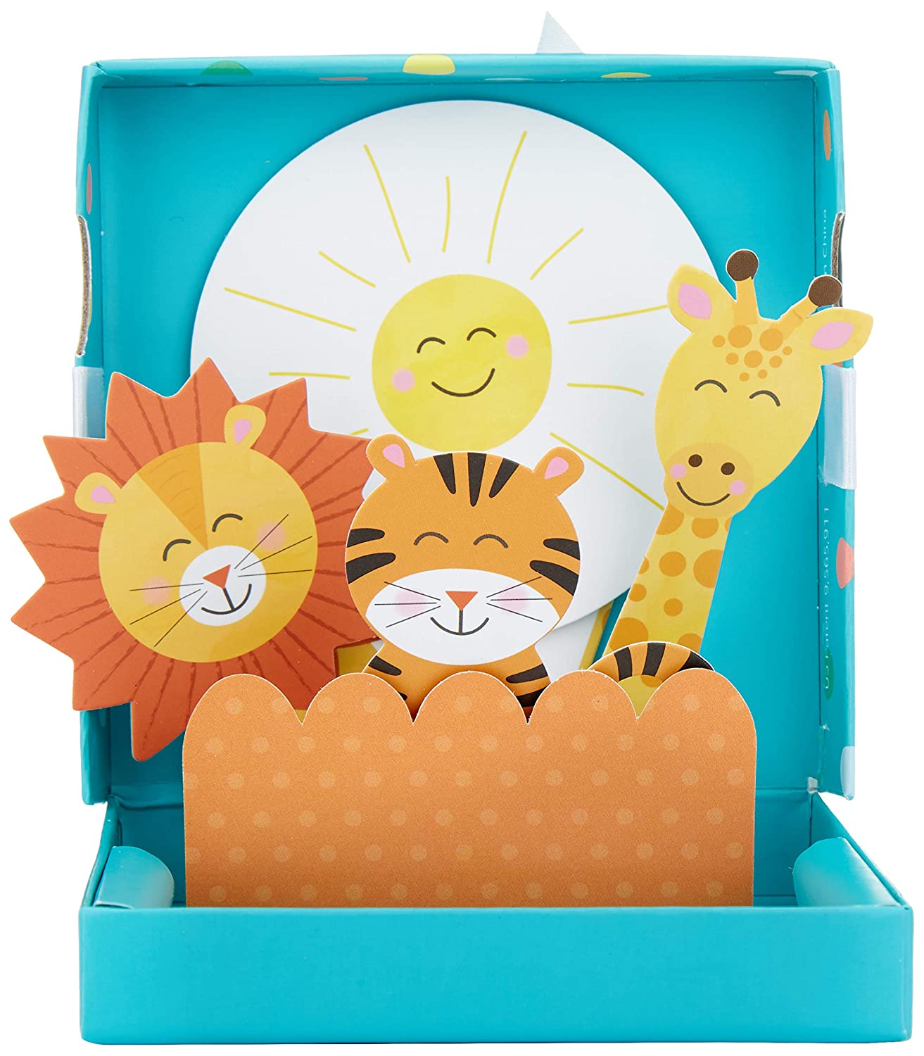 Recycled Materials Welcome Baby Pop-up Box Freshman Gift Box 3D Cardboard Origin Box