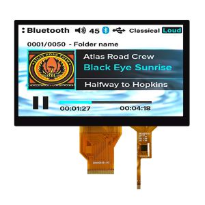  50pin RGB Interface TFT 7 Inch Display IPS TFT Touchscreen With 800*480 Resolution Manufactures