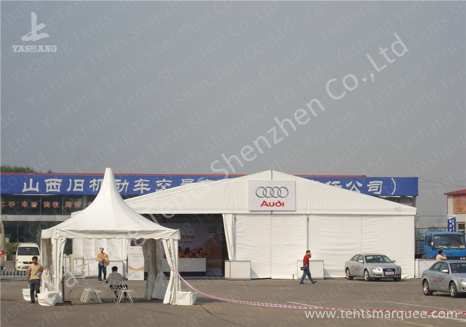 850Gsm PVC Fabric Cover custom event tents Aluminium Alloy UV Resistant