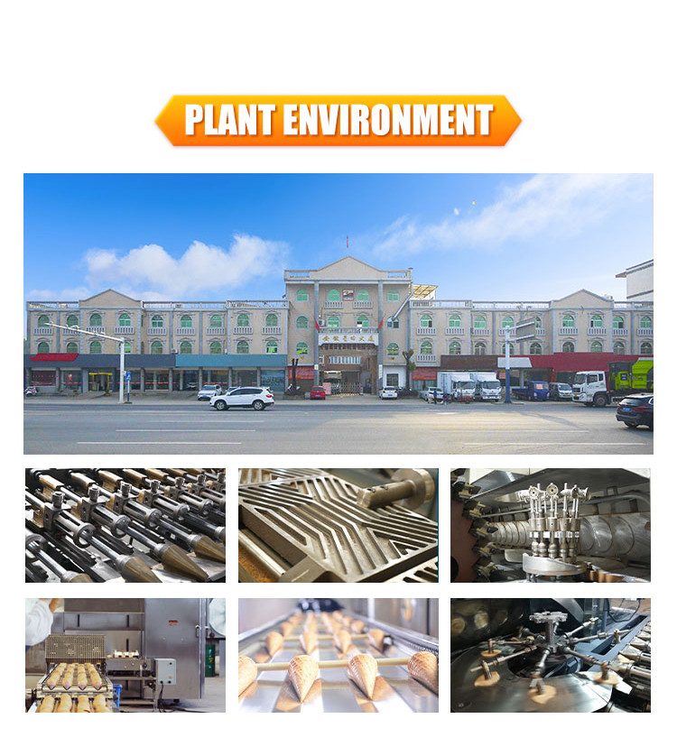 Automatic Barquillo Cone Production Line Multi Function Baking Machinery