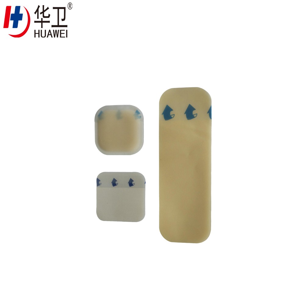 5*10 cm Advanced Hydrocolloid wound dressing with thin border