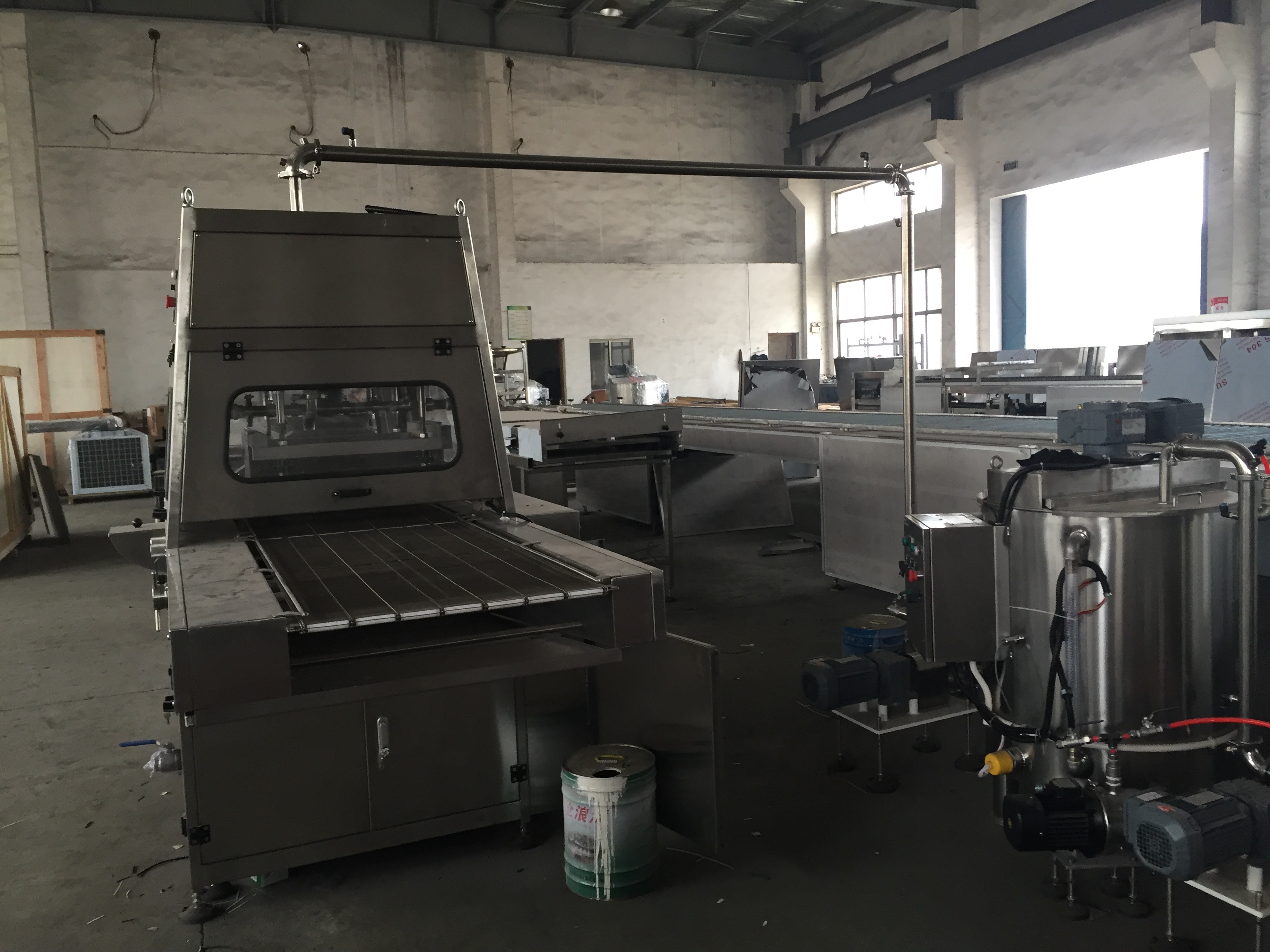 Automatic Model-1000 100~2000kgs Per Hour Chocolate Coating Machine