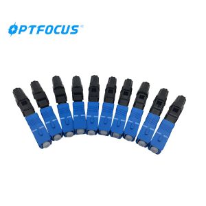 SC / APC SC / FC SC / UPC Fiber Optic Fast Connector For FTTH / FTTB Solution