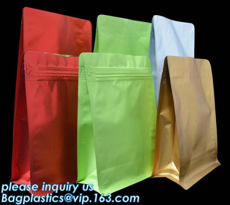 polypropylene Crystal Clear Cello Bags flat square block bottom opp bag,candy opp square bottom cello bag bagease packag