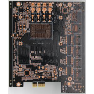 1.6mm Board Thickness Multilayer printed electronic circuit With ENIG 1U Surface