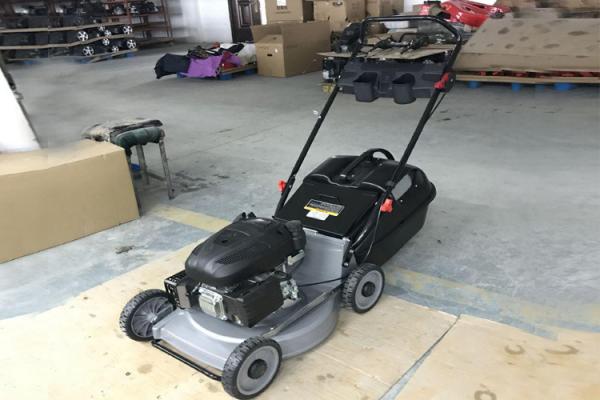 Gasoline Engine Portable Garden Lawn Mower 19 Inch With Aluminum Deck Plastic