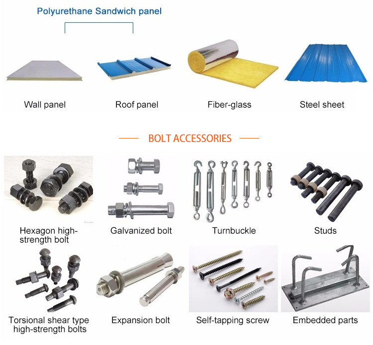 Q235 Q345 Low Carbon Steel Frame Structure For Warehouse Workshop Building