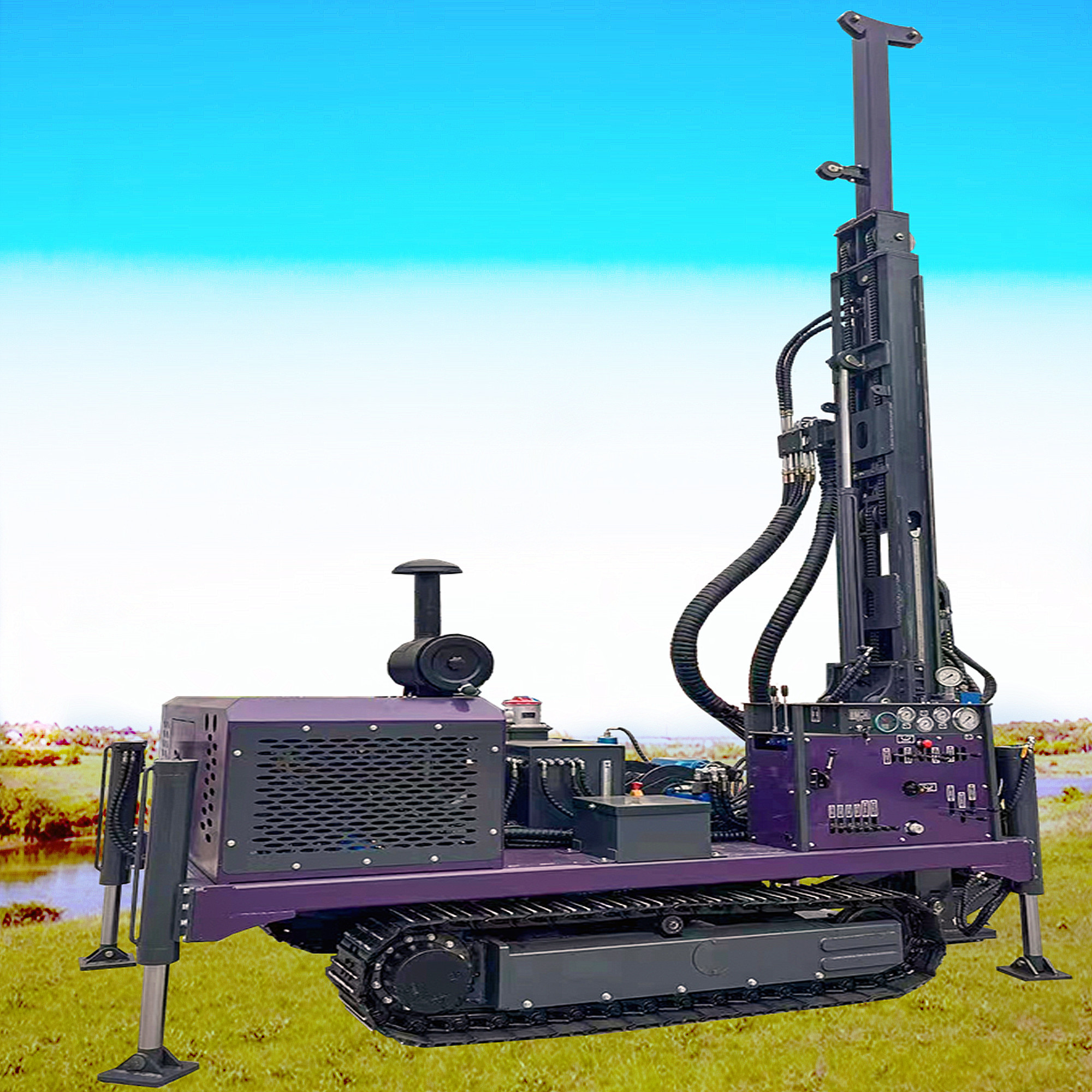 Core Sample Drilling Rig Hydraulic Exploration Geological Core Drilling Rig Equipment