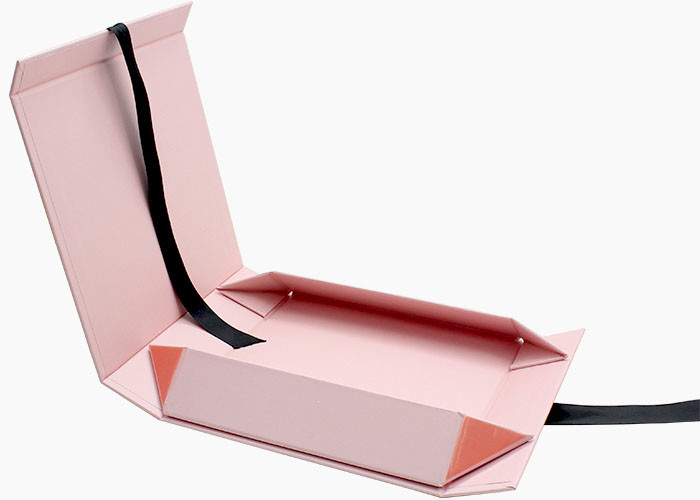 Foldable Flip CMYK 350g Paper Gift Packaging Box 30*25*18CM