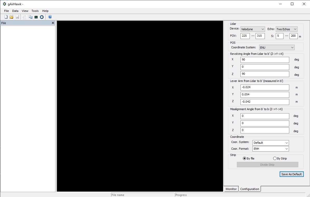 3D LiDAR Data Processing Software With Color PT File Output