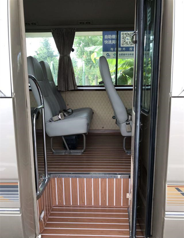 2016 Year Used Coaster Bus Cummins Engine 27 Seats With Air Brake And Sinking Trunk