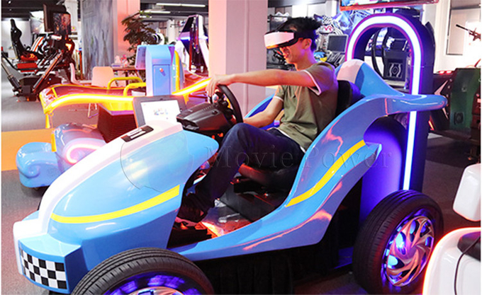 Children 9D Virtual Reality Driving Simulator Multiplayer Car Racing Game For Entertainment