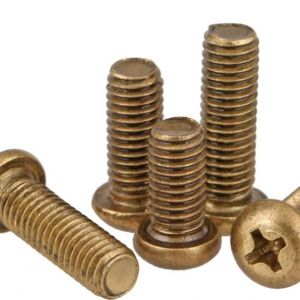 China DIN7985 Brass Phillips Cross Recessed Round Pan Head Machine Screw on sale