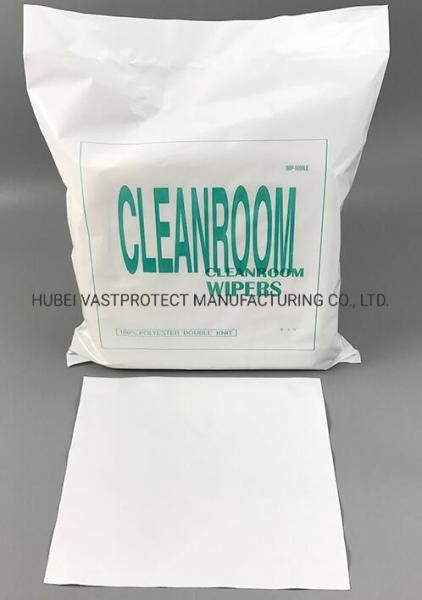Industrial Cleanroom Wiper ESD Anti-Static Lint Free 100% Polyester for Computer