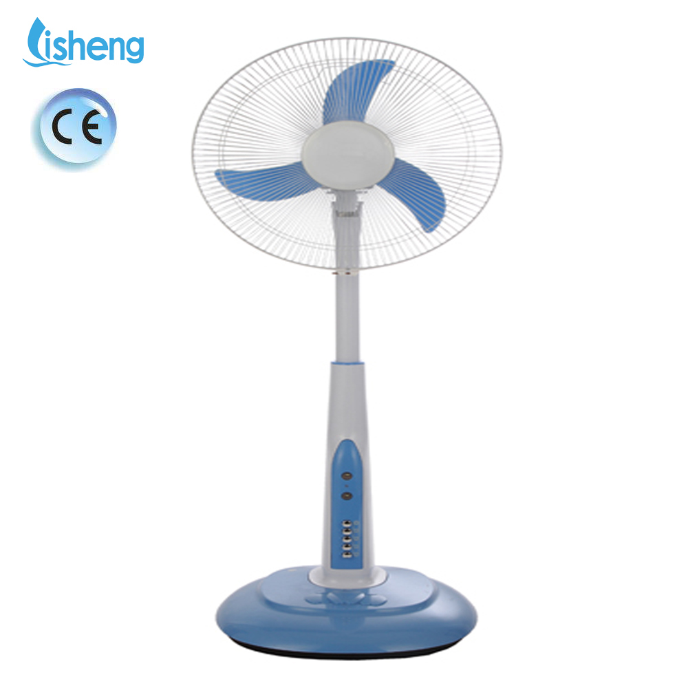 Plastic AC / DC 18 Inch Stand Fan low noise With Led Lights