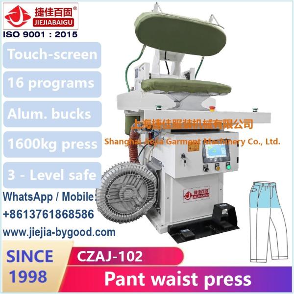 CZAJ-102 High Pressure Trouser Pressing Machine For Clothing Industry Steam