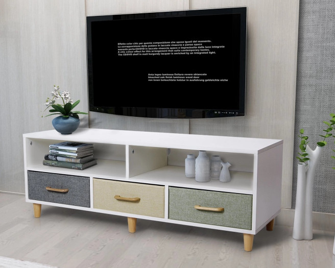 Supplier Price Living Room Modern Wall Mount Led TV Stand Wooden Furniture Design