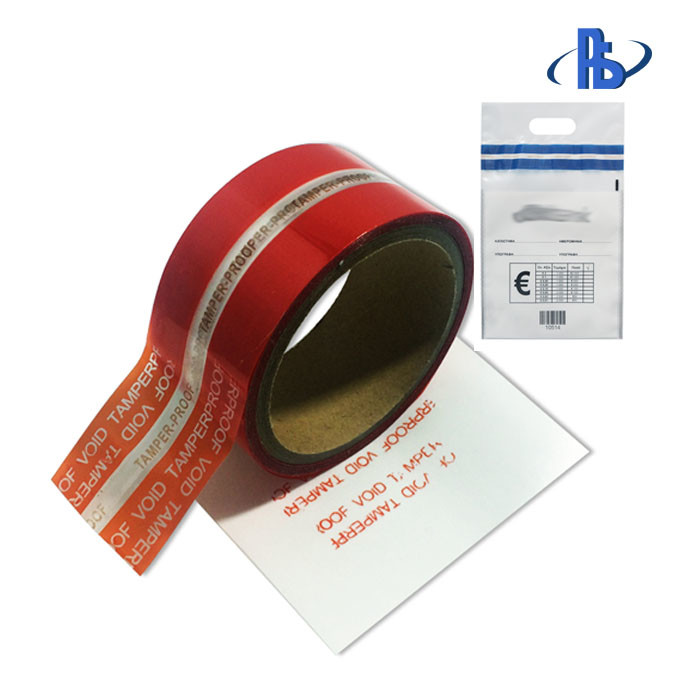 Double Sided Adhesive Security Packing Tape For Bank Cash Deposit Bags