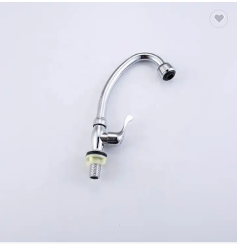 360 Degree Rotating Kitchen Faucet With Zinc-Alloy Construction And Chrome Finish