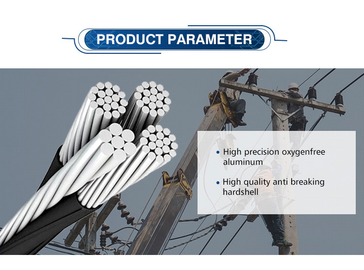 LSOH Aluminium Overhead Aerial Bundle Cable LV ABC Duplex Service Drop Wire