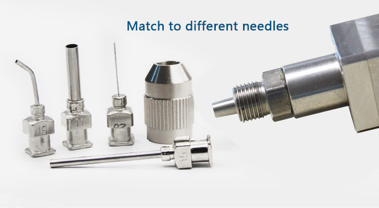 Needle Off Glue Dispensing Valve Small Flow UV Glue Firing Pin Valve HJD32F