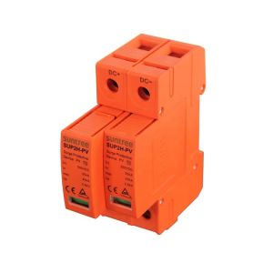 SUP2H-PV 40KA CE 2P 500V DC Surge Protector