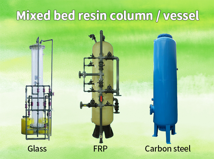 460V Deionized Water Systems , 50TPH mixed bed dm plant Semi Control