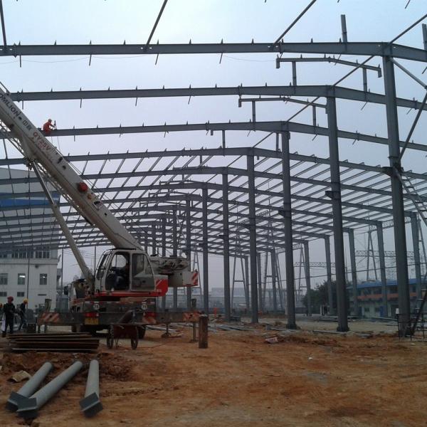 Wind Resist Metal Construction Building Prefabricated High Strength Steel