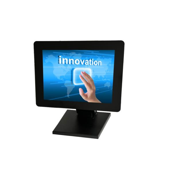 Plastic Black Pure Flat IP65 12.1 Inch Industrial Touchscreen PC Resistive 800 X
